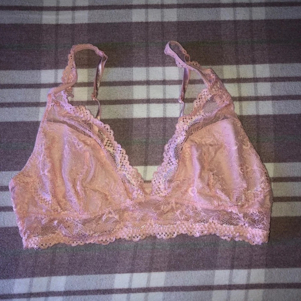 Pink Lace Bralette